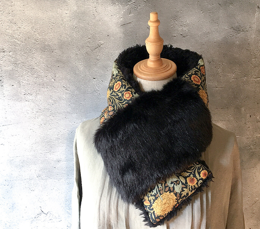 ◆早割◇選べるモリス・ダブルボウのふわもこマフラー◇数量限定