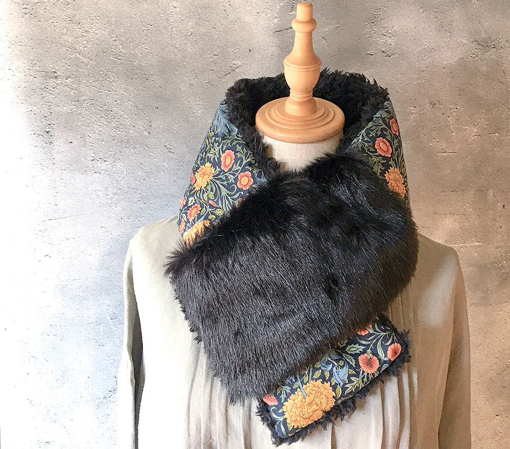 ◆早割◇選べるモリス・ダブルボウのふわもこマフラー◇数量限定