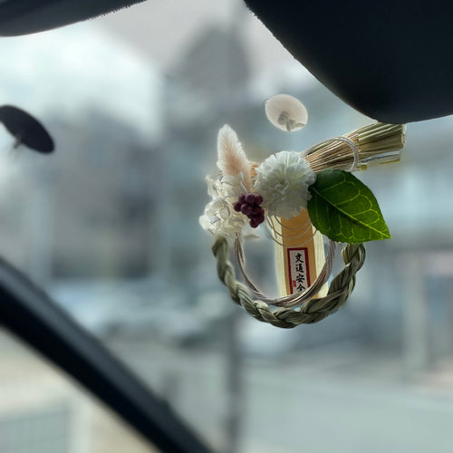▪️車用mini2026新作 ミニ お正月飾り インテリアにもは南魚沼産本