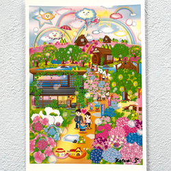 merry-go-round】メリーゴーランド ポストカード グリーティングカード