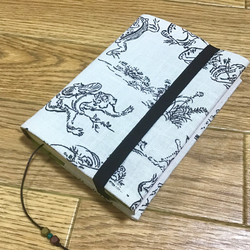 布のブックカバー 鳥獣戯画 生成 | 画材・コミック・用紙,ブック