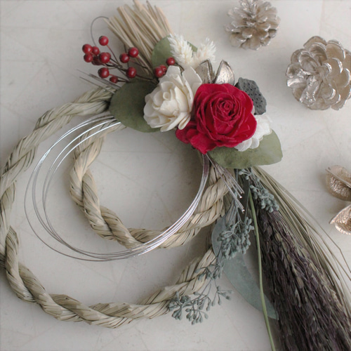 糸島の希少な美を纏う - 赤米稲穂のドライフラワー その他素材