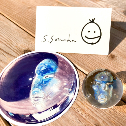 Fume Glass Implosion Marble ボロシリケイトガラス マーブル