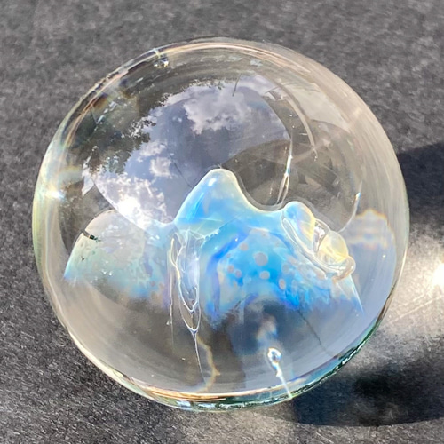 Fume Glass Implosion Marble ボロシリケイトガラス マーブル