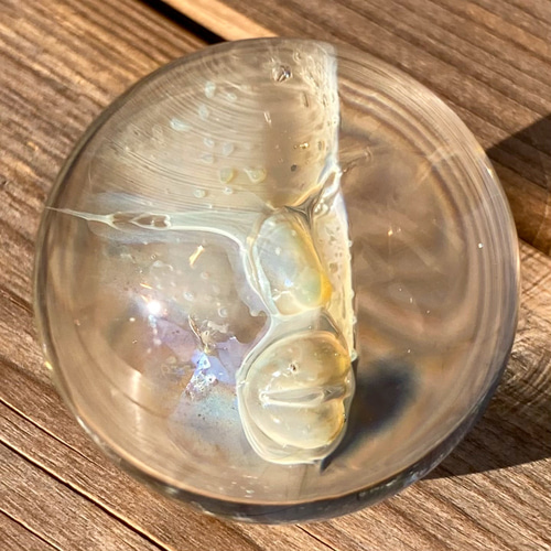 Fume Glass Implosion Marble ボロシリケイトガラス マーブル WITR7