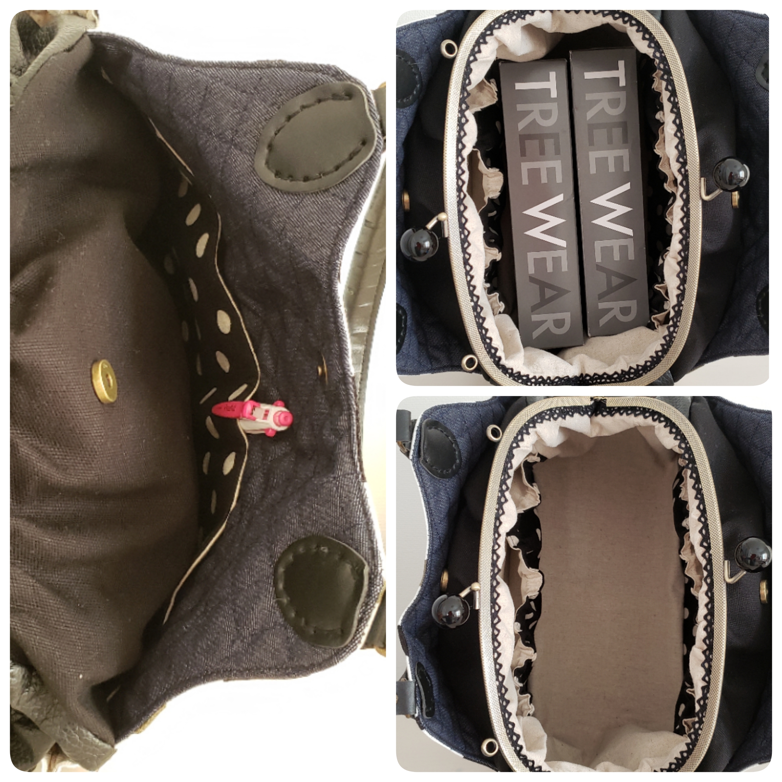 『受注製作』北欧調フラワー☆マスタード☆あおり付きがま口バッグ