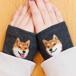 【狗狗臂套】柴犬款 + 3款限量版顏色 日本製造 100%羊毛腕巾 禮品 第10張的照片