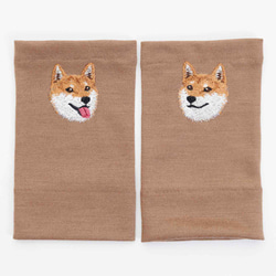 【狗狗臂套】柴犬款 + 3款限量版顏色 日本製造 100%羊毛腕巾 禮品 第5張的照片