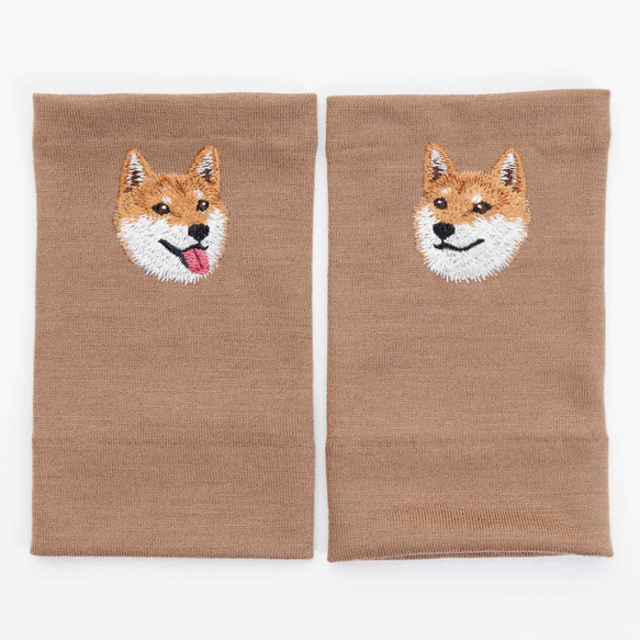 【狗狗臂套】柴犬款 + 3款限量版顏色 日本製造 100%羊毛腕巾 禮品 第5張的照片