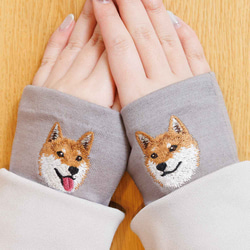 【狗狗臂套】柴犬款 + 3款限量版顏色 日本製造 100%羊毛腕巾 禮品 第12張的照片