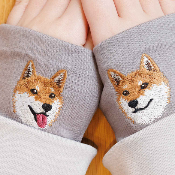 【狗狗臂套】柴犬款 + 3款限量版顏色 日本製造 100%羊毛腕巾 禮品 第6張的照片