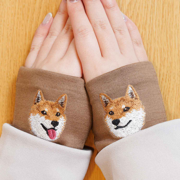 【狗狗臂套】柴犬款 + 3款限量版顏色 日本製造 100%羊毛腕巾 禮品 第11張的照片