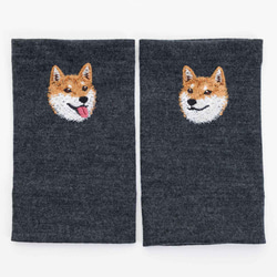 【狗狗臂套】柴犬款 + 3款限量版顏色 日本製造 100%羊毛腕巾 禮品 第3張的照片