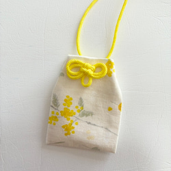 お守り袋 ミニサイズ 首かけタイプ♡ふんわり裏地付き 送料無料 ポーチ