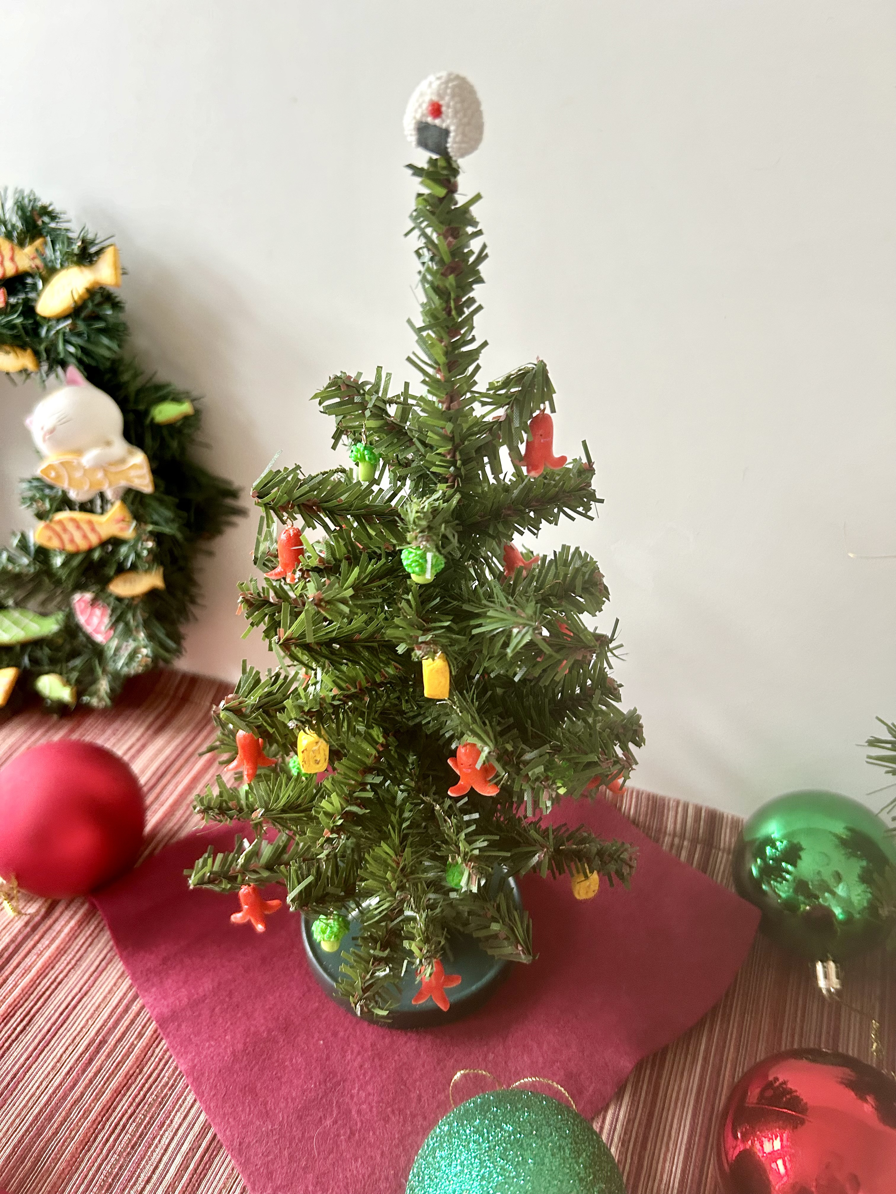 お弁当のおかずクリスマスツリー