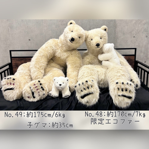ホッキョクグマぬいぐるみ第48号 ぬいぐるみ ホッキョクグマ 通販