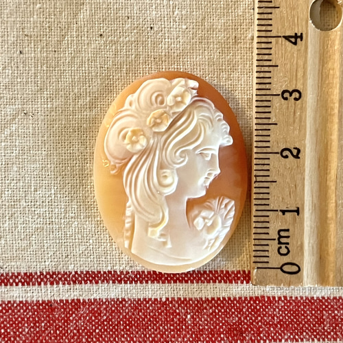 アンティークカメオ ルース ◇シェルカメオ ルース ヴィンテージ