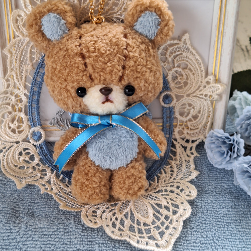 Maison de FLEUR バッグチャーム くまのぬいぐるみ 36659-844-