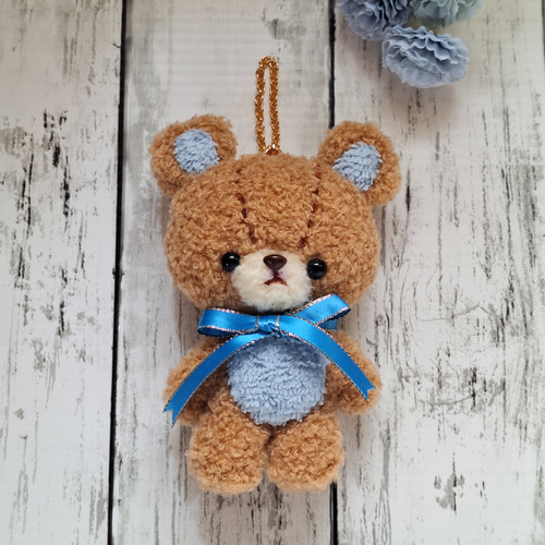 ☆【受注製作】ぬいぐるみバッグチャーム☆モコモコ癒され&寄り添い