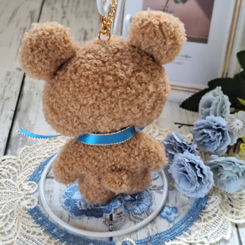 ☆【受注製作】ぬいぐるみバッグチャーム☆モコモコ癒され