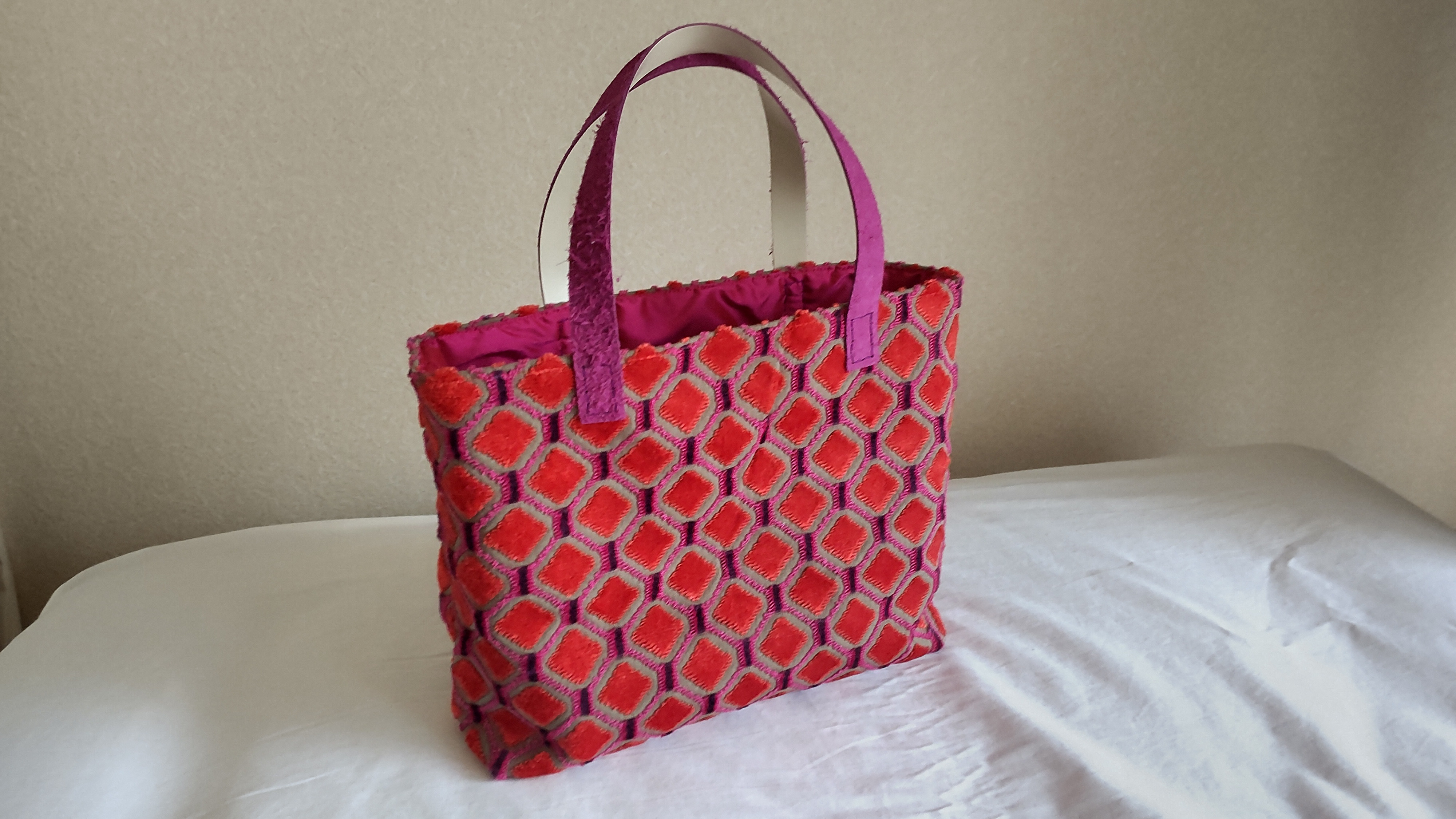 【価格変更】フランス生地のバッグ