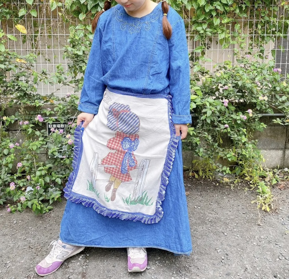 古着ヴィンテージvintage ワンピースパッチワークカラフル派手