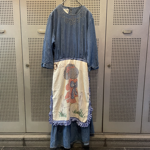 古着 ヴィンテージ vintage ワンピース デニムワンピース パッチ 古着 ヴィンテージ vintage ワンピース デニムワンピース パッチ