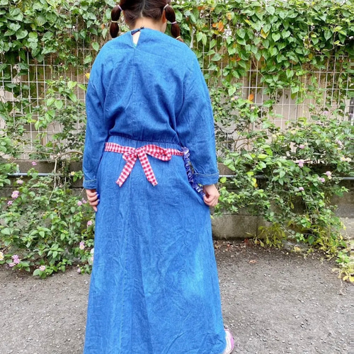 古着 ヴィンテージ vintage ワンピース デニムワンピース パッチワーク