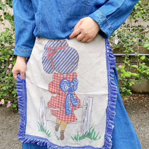 古着 ヴィンテージ vintage ワンピース デニムワンピース パッチ