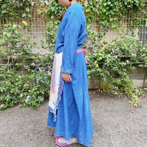 古着　ヴィンテージ　vintage ワンピース　パッチワーク　ファブリック 古着 ヴィンテージ vintage ワンピース パッチワーク