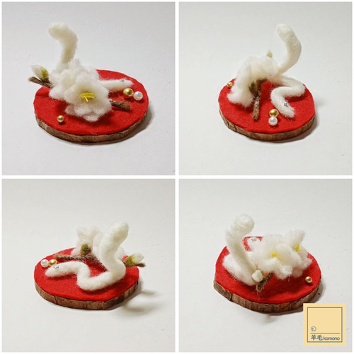☆販売終了☆【受注制作】羊毛フェルトの正月飾り＆縁起物☆ミニ
