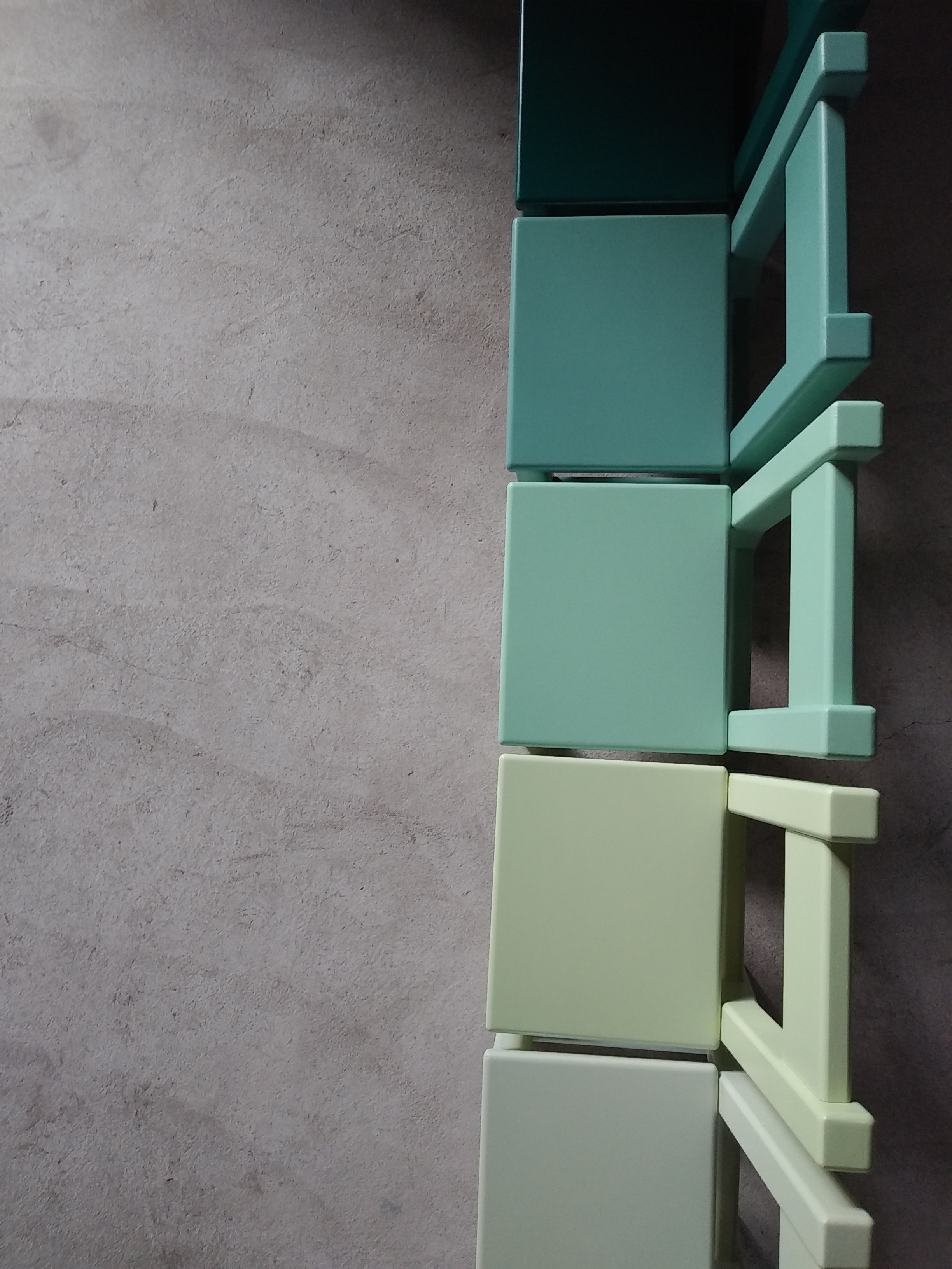 【受注製作】パステルグリーン キッズチェア