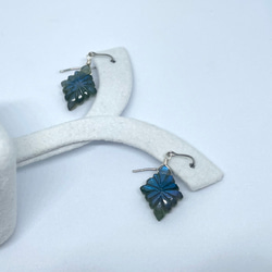 ラピスラズリ マザーオブパール トリプレット ペアシェイプ