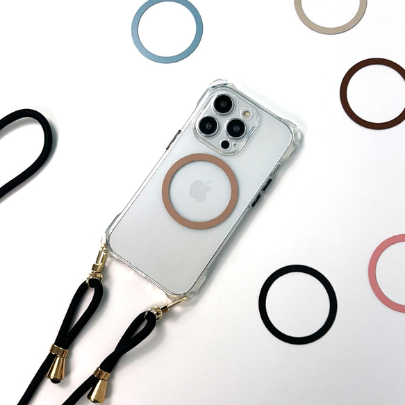 iPhone限定 Magsafeリング 【 TPUクリアケース 】 マグセーフ