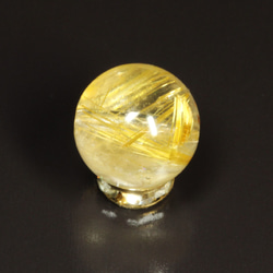 すごい綺麗で詰まってる！ピカピカ！今のうちに持ちたいすっごいゴールドルチル 重なり合う金針がカッコいい】10ミリ 一点物 1粒売り ゴールド