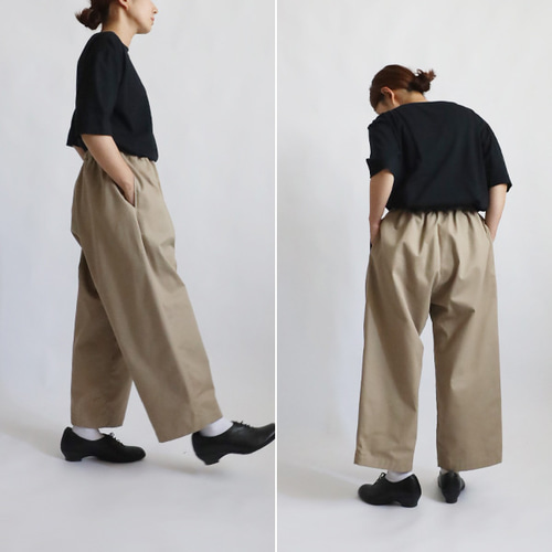 ラスト2 最終SALE 90cm丈 コットンチノ生地 誰にでも似合う定番