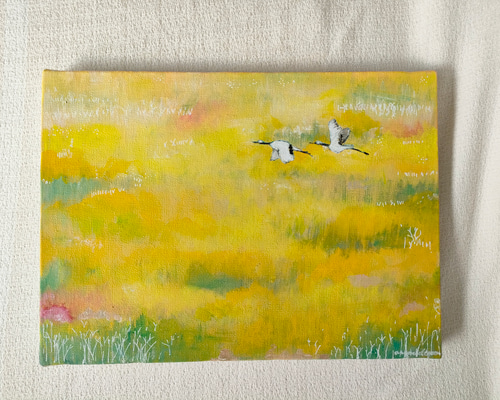 潤*子様 「 逆境こそ笑って 」｜絵画 原画 抽象画 絵 画家 動物画 ドローイ 原画 動物画 カラフル イラスト 現代アート 抽象画 ドローイング