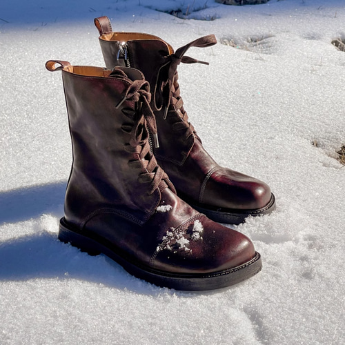 本革 ハンドメイド 7ホール マーティンブーツ パラトルーパーブーツ