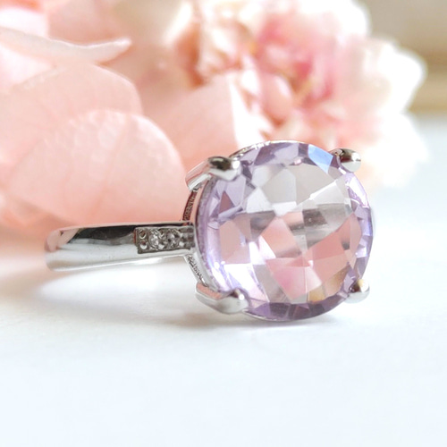 レア　高品質　パープルピンク　シュガーアメジスト　原石　裏まで美しい　キラキラ キラキラと輝く宝石質の原石。 その紫は、情熱の赤と冷静さの青