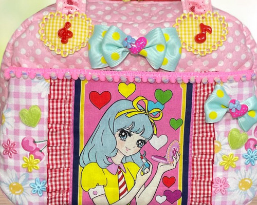 ♪あおりポケットミニボストン2wayバッグ おとめちっくアイドル