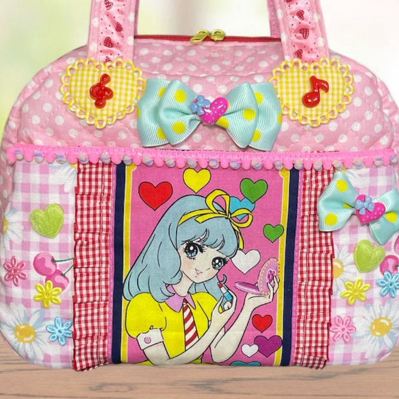 ♪あおりポケットミニボストン2wayバッグ おとめちっくアイドル♪ 2way