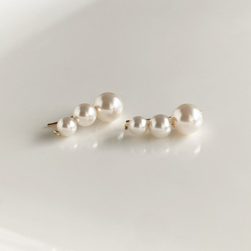 2way pearl clip plus 14kgf イヤークリップ イヤーカフ ピアス