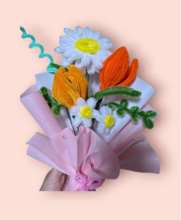 モールフラワー 花束 プレゼント オーダー可能 インテリア 可愛い