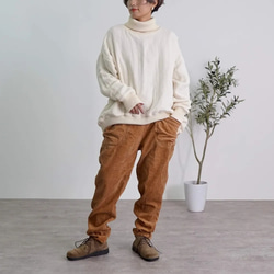 UZUiRO キャンプワークパンツ/生成り/三河木綿一本刺し子 キャンプワークパンツ/生成り/三河木綿一本刺し子 ロングパンツ