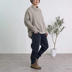 プレーンキャンプワークパンツ/グレー/三河織物 ロングパンツ UZUiRO