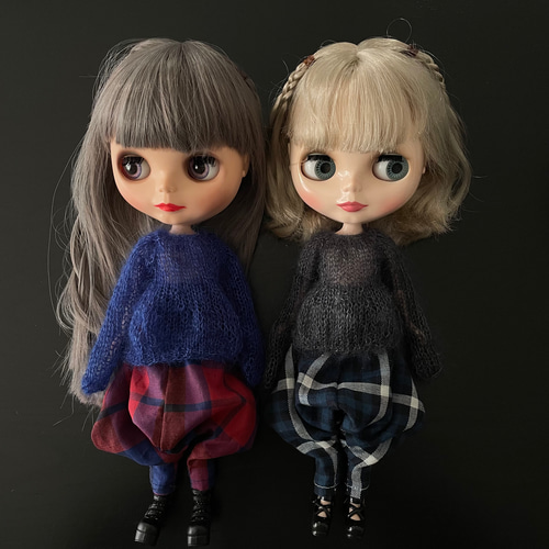送料無料】シルクモヘアニット ネオブライス〈ブルー〉 その他人形 