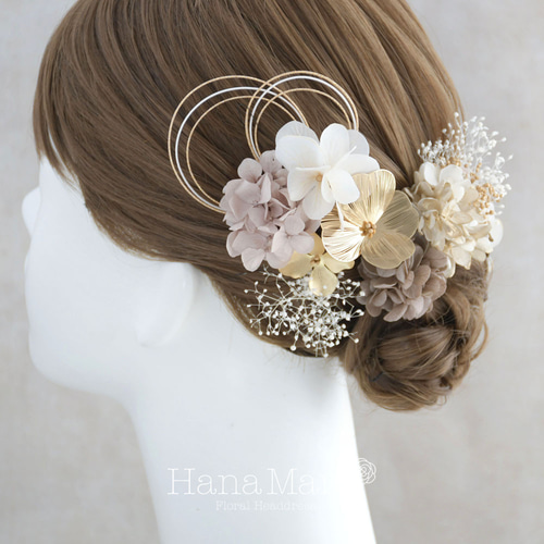袴 成人式用髪飾り 結婚式 和装 ヘアアクセサリー ウェディング 水引き