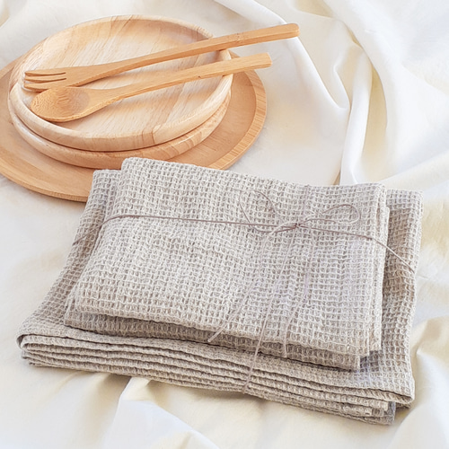 キッチンクロス フェイスタオル 国産ワッフルリネン 新生活 肌触りが