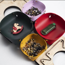 レザークラフト　抜き型　小物入れ（大） 3枚目の画像