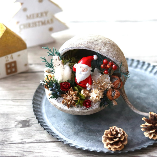 Christmas ブッダナッツアレンジ (大きめサイズ)1個 11/26 Christmas ブッダナッツアレンジ (大きめサイズ)1個 11/26